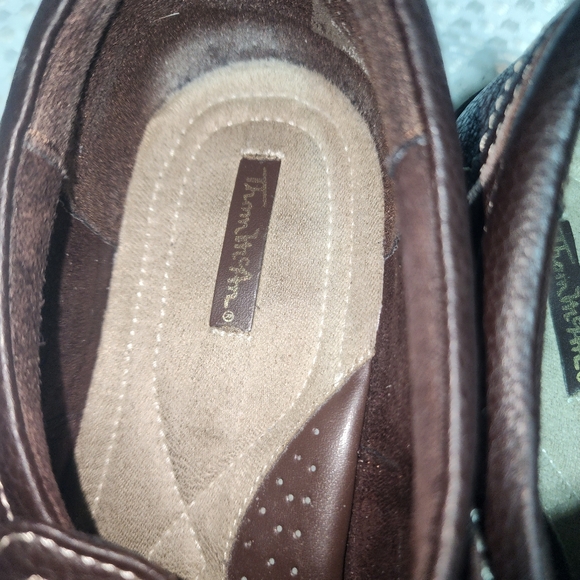 THOM MCAN EUC MENS SZ 10 DALTON DALTON BROWN LEATHER SLIPON SHOES - Picture 4 of 9